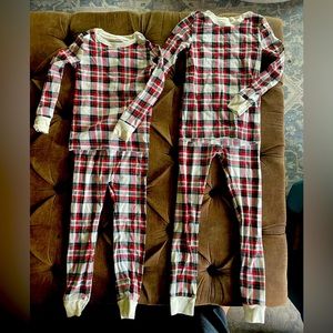 6T and 4T Matching Christmas Pajamas